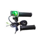 48V LCD Twist Throttle Grip with Key Lock for E-Bike & Scooter