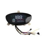 48V–72V LCD Speedometer Display with 6-Pin Interface for E-Bike & Scooter Controller